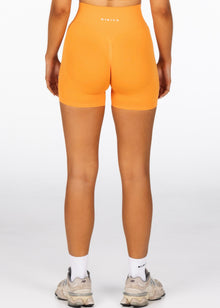  Signature Scrunch Shorts - Neon Orange