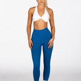 Signature Scrunch Leggings - Steel Blue