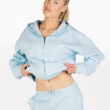 ‘Kikiva’ Lounge Zip Jacket - Ice Baby