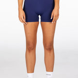 Mini Signature Scrunch Shorts - Dark Blue