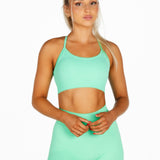 ‘Impact’ Scrunch Seamless Shorts - Spring Green