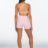 Lycra Seamless Short 4.5" - Baby Doll