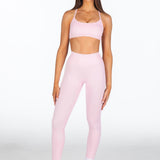 Lycra Seamless Leggings - Baby Doll