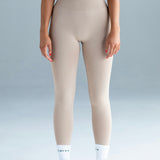 Signature Scrunch Leggings -Oat