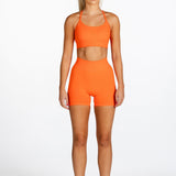 ‘Impact’ Scrunch Seamless Shorts - Burnt Orange