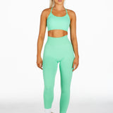 ‘Impact’ Seamless Leggings- Spring Green