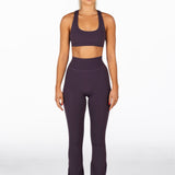 'CoreActive' Flare Leggings - Dark Purple