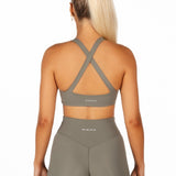 'CoreActive' Lexi Crop - Forest Green