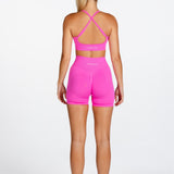 ‘Impact’ Scrunch Seamless Shorts - Bright Pink