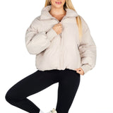 Kikiva Puffer Jacket - Beige