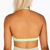 'Layla' Halter Crop - Green