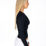 Kikiva Basic Tee Long Sleeve -  Black