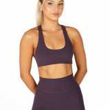 'CoreActive' Lexi Crop - Dark Purple