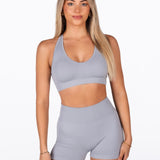 'Perform' Crop - Slate Grey