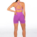 Lycra Seamless Short 4.5" - Lilac