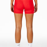 ‘Impact’ Scrunch Seamless Shorts - Red