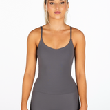 'CoreActive' Essential Singlet - Charcoal