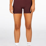 Signature Scrunch Shorts - Burgundy