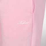 ‘Kikiva’ Lounge Wide Leg Trackpant - Baby Doll