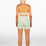 Signature Scrunch Shorts - Sage