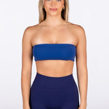 Bandeau Crop - Blue