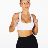 'CoreActive' Amara Crop - White