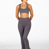 'CoreActive' Amara Crop - Charcoal