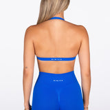 ‘Harper Halter’ Crop - Royal Blue