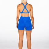 Mini Signature Scrunch Shorts -Royal Blue