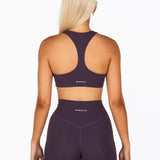 'CoreActive' Amara Crop - Dark Purple