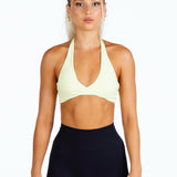 'Infinity' Halter Crop - Baby Sage