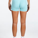 Mini Signature Scrunch Shorts - Ocean Blue