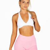 Mini Signature Scrunch Shorts - Bubblegum Pink