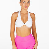 Mini Signature Scrunch Shorts -Neon Pink