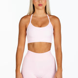 ‘Scoop’ Crop - Baby Pink