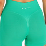 Mini Signature Scrunch Shorts - Green