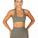 'CoreActive' Lexi Crop - Forest Green