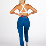 Signature Scrunch Leggings - Steel Blue