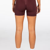 Signature Scrunch Shorts - Burgundy