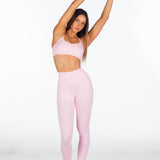 Lycra Seamless Leggings - Baby Doll