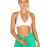 Mini Signature Scrunch Shorts - Green