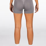 Mini Signature Scrunch Shorts - Grey