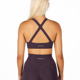 'CoreActive' Lexi Crop - Dark Purple