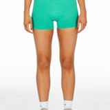 Mini Signature Scrunch Shorts - Green