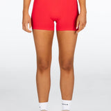 Mini Signature Scrunch Shorts -Red