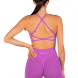 Lycra Seamless Crop - Lilac