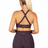 'CoreActive' Lexi Crop - Dark Purple