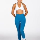 Signature Scrunch Leggings - Sapphire Blue