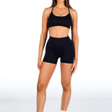 Lycra Seamless Crop - Black