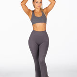 'CoreActive' Amara Crop - Charcoal